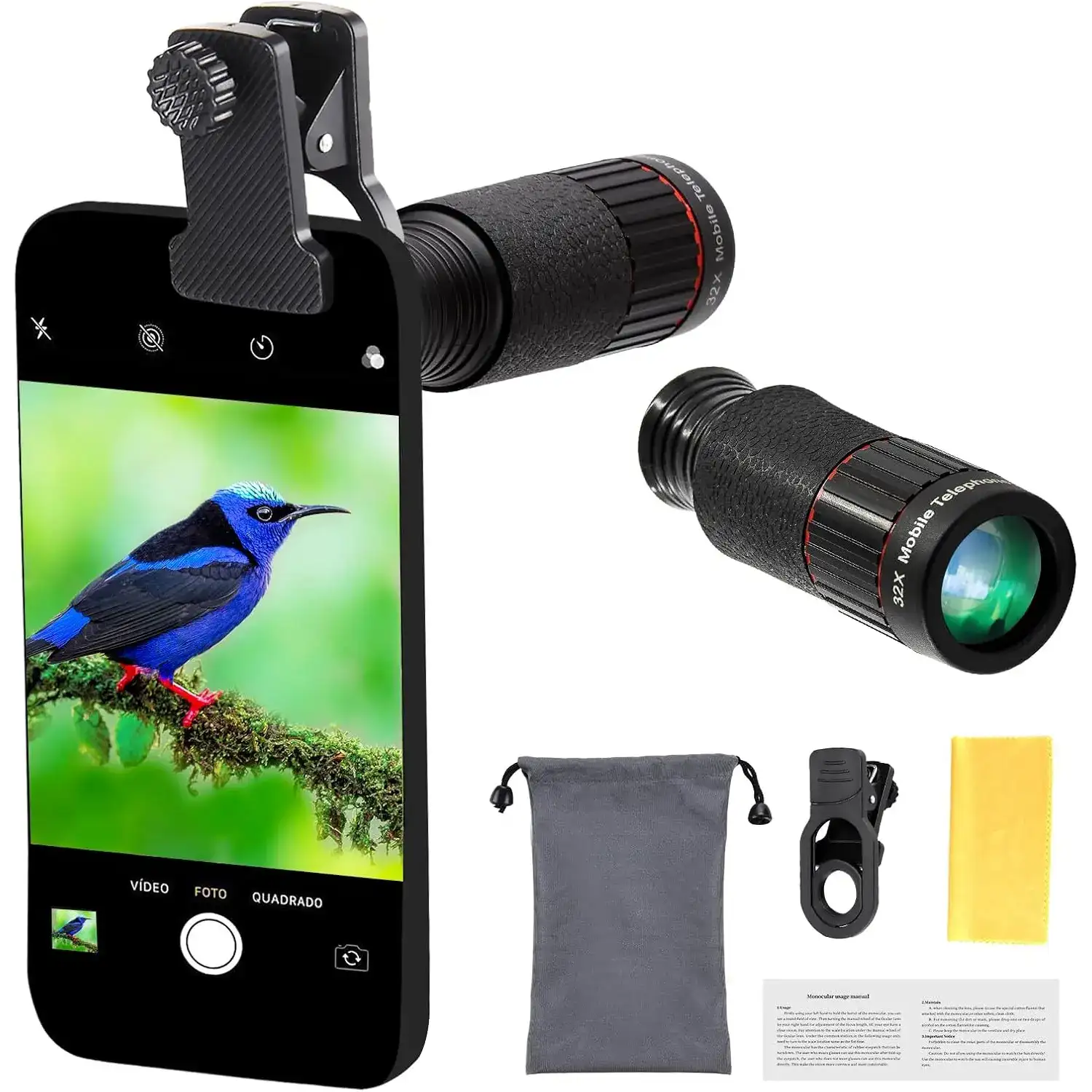 MoYinG 32X Long Focus Telephoto Phone Lens - 1